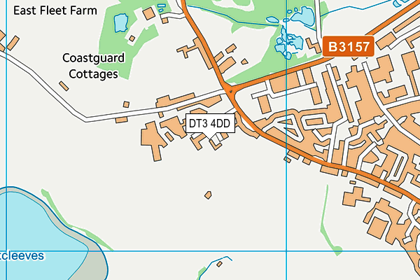 DT3 4DD map - OS VectorMap District (Ordnance Survey)