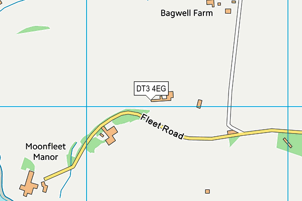DT3 4EG map - OS VectorMap District (Ordnance Survey)