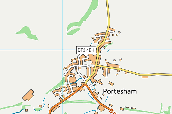 DT3 4EH map - OS VectorMap District (Ordnance Survey)
