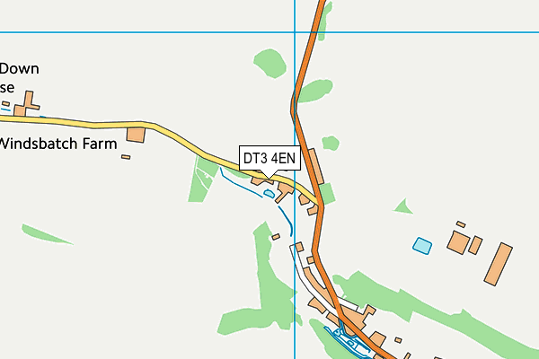 DT3 4EN map - OS VectorMap District (Ordnance Survey)