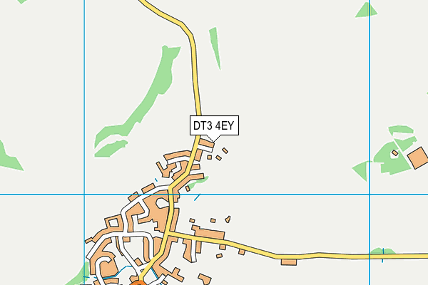 DT3 4EY map - OS VectorMap District (Ordnance Survey)