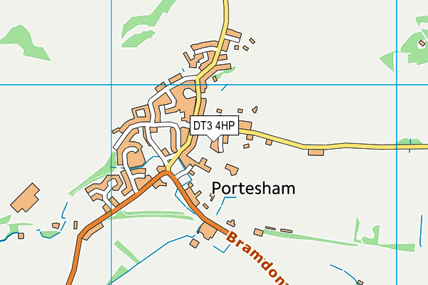 Portesham Church of England Primary School map (DT3 4HP) - OS VectorMap District (Ordnance Survey)