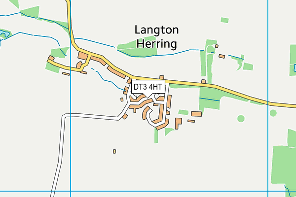 DT3 4HT map - OS VectorMap District (Ordnance Survey)