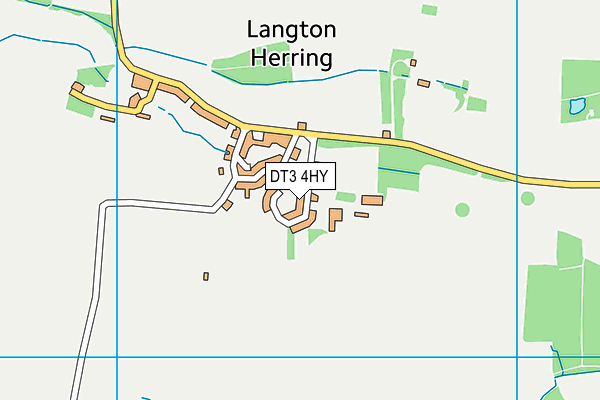 DT3 4HY map - OS VectorMap District (Ordnance Survey)