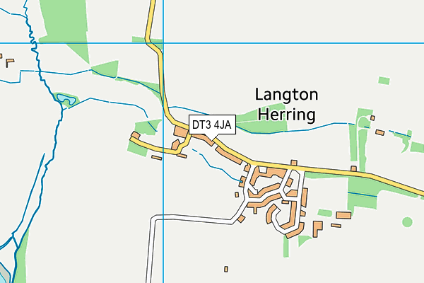 DT3 4JA map - OS VectorMap District (Ordnance Survey)