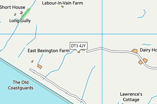 DT3 4JY map - OS VectorMap District (Ordnance Survey)