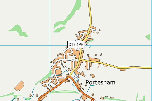 DT3 4PH map - OS VectorMap District (Ordnance Survey)