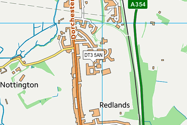 The Wey Valley Academy map (DT3 5AN) - OS VectorMap District (Ordnance Survey)
