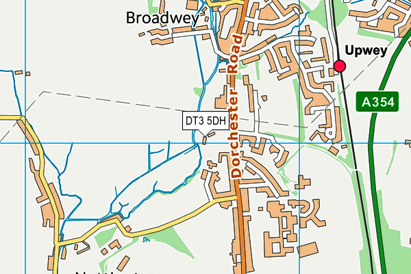 DT3 5DH map - OS VectorMap District (Ordnance Survey)