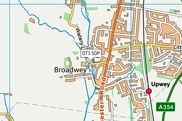 DT3 5DP map - OS VectorMap District (Ordnance Survey)