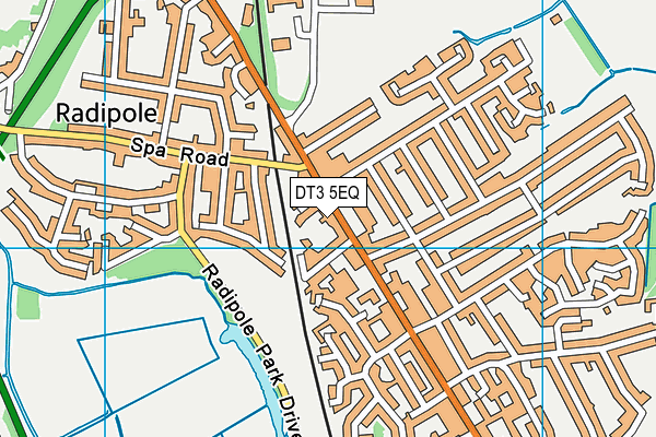 DT3 5EQ map - OS VectorMap District (Ordnance Survey)