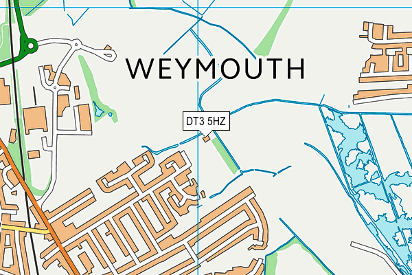 Weymouth & Portland Rugby Club map (DT3 5HZ) - OS VectorMap District (Ordnance Survey)