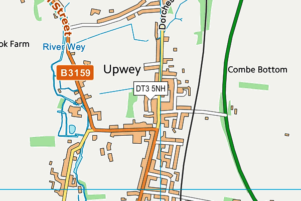 DT3 5NH map - OS VectorMap District (Ordnance Survey)