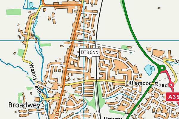 DT3 5NN map - OS VectorMap District (Ordnance Survey)