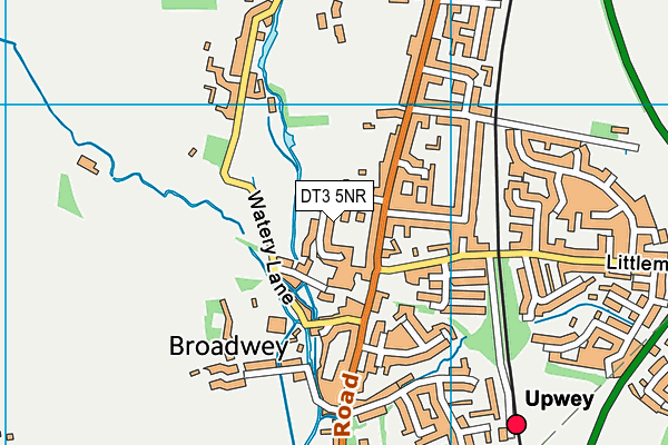 DT3 5NR map - OS VectorMap District (Ordnance Survey)