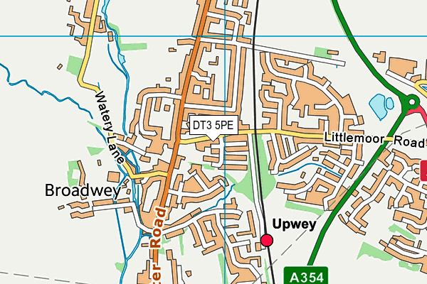 DT3 5PE map - OS VectorMap District (Ordnance Survey)