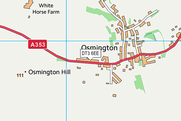 DT3 6EE map - OS VectorMap District (Ordnance Survey)