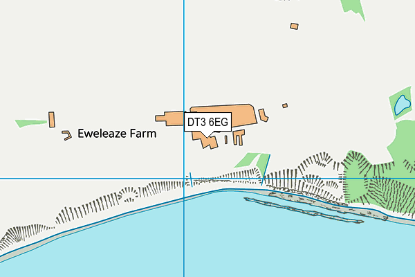 DT3 6EG map - OS VectorMap District (Ordnance Survey)