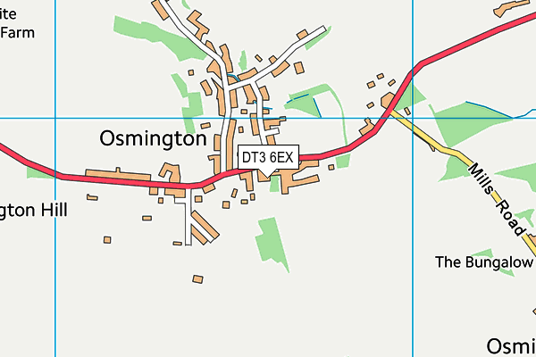 DT3 6EX map - OS VectorMap District (Ordnance Survey)