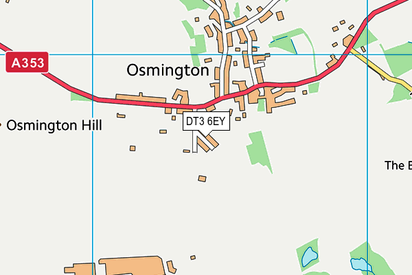 DT3 6EY map - OS VectorMap District (Ordnance Survey)