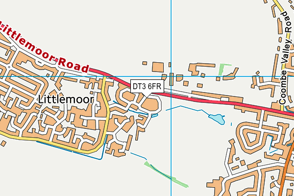 DT3 6FR map - OS VectorMap District (Ordnance Survey)