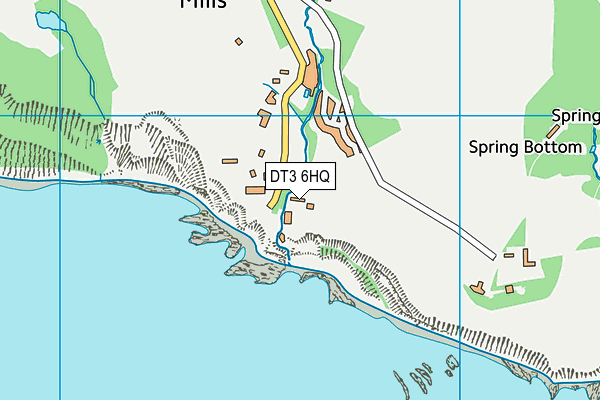 DT3 6HQ map - OS VectorMap District (Ordnance Survey)