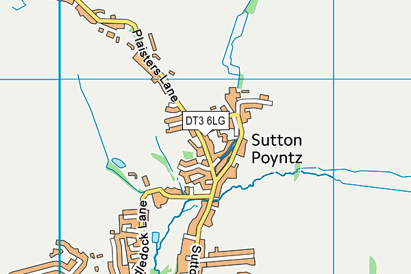 DT3 6LG map - OS VectorMap District (Ordnance Survey)