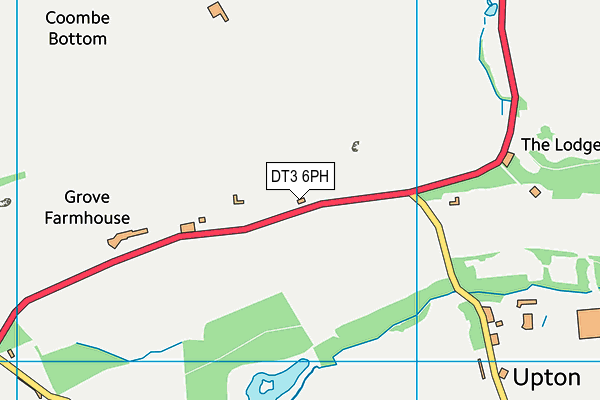 DT3 6PH map - OS VectorMap District (Ordnance Survey)