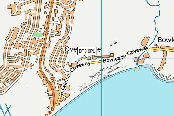 DT3 6PL map - OS VectorMap District (Ordnance Survey)