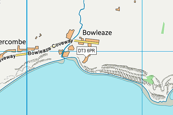 Riviera Hotel Weymouth map (DT3 6PR) - OS VectorMap District (Ordnance Survey)