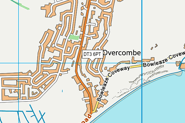 DT3 6PT map - OS VectorMap District (Ordnance Survey)