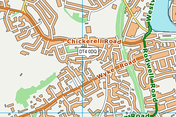 DT4 0DQ map - OS VectorMap District (Ordnance Survey)