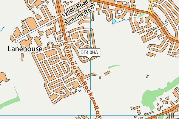DT4 0HA map - OS VectorMap District (Ordnance Survey)