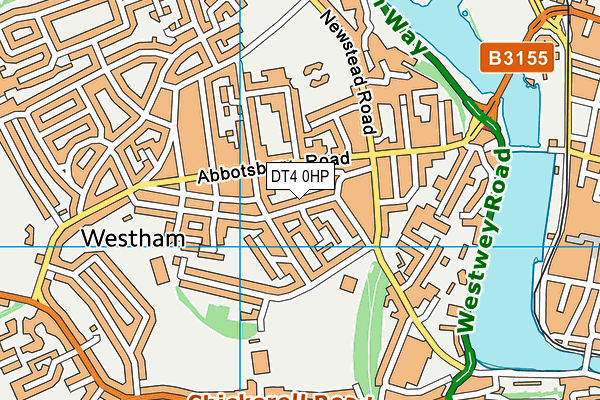 DT4 0HP map - OS VectorMap District (Ordnance Survey)