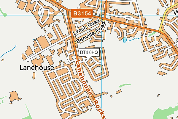 DT4 0HQ map - OS VectorMap District (Ordnance Survey)
