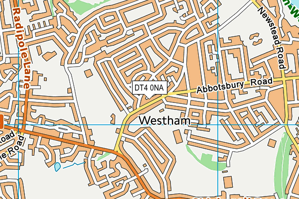 DT4 0NA map - OS VectorMap District (Ordnance Survey)