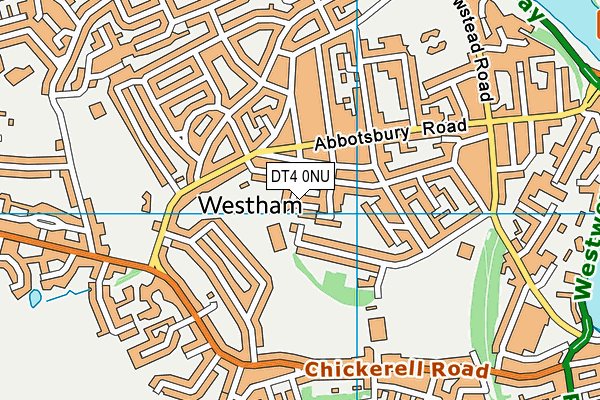 DT4 0NU map - OS VectorMap District (Ordnance Survey)