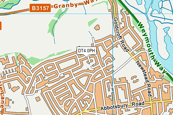 DT4 0PH map - OS VectorMap District (Ordnance Survey)