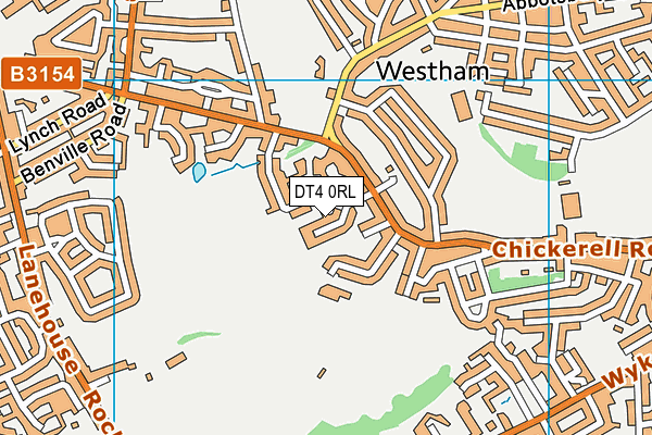 DT4 0RL map - OS VectorMap District (Ordnance Survey)