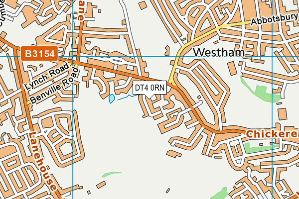 DT4 0RN map - OS VectorMap District (Ordnance Survey)