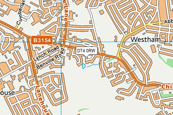 DT4 0RW map - OS VectorMap District (Ordnance Survey)