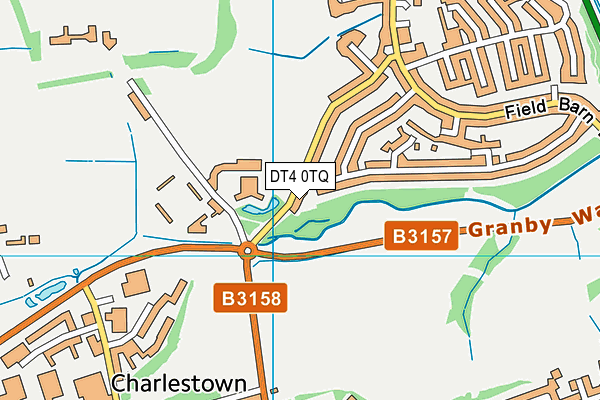 DT4 0TQ map - OS VectorMap District (Ordnance Survey)