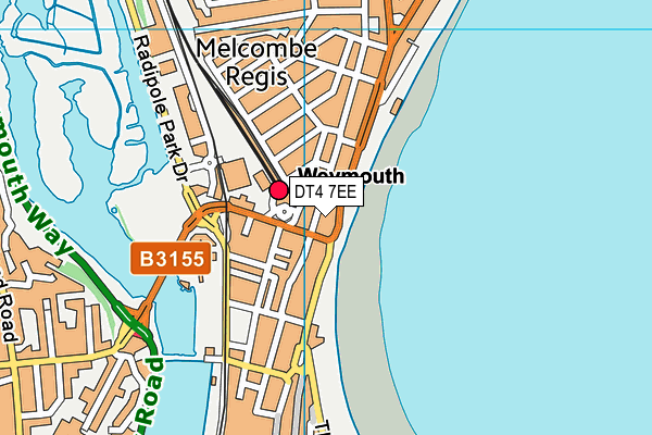 DT4 7EE map - OS VectorMap District (Ordnance Survey)