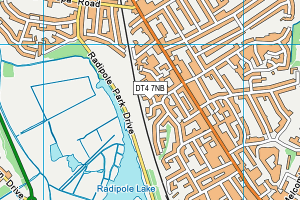 DT4 7NB map - OS VectorMap District (Ordnance Survey)