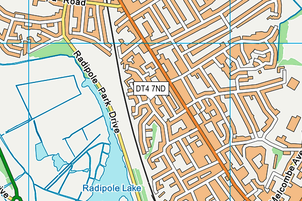 DT4 7ND map - OS VectorMap District (Ordnance Survey)