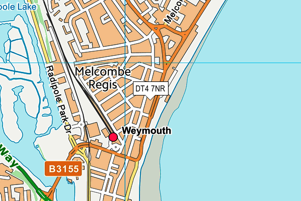 DT4 7NR map - OS VectorMap District (Ordnance Survey)