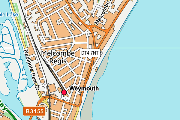 DT4 7NT map - OS VectorMap District (Ordnance Survey)