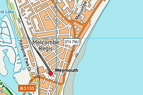 DT4 7NU map - OS VectorMap District (Ordnance Survey)