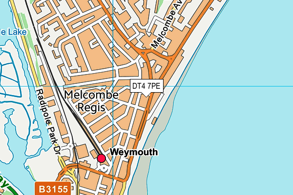 DT4 7PE map - OS VectorMap District (Ordnance Survey)