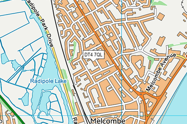 DT4 7QL map - OS VectorMap District (Ordnance Survey)